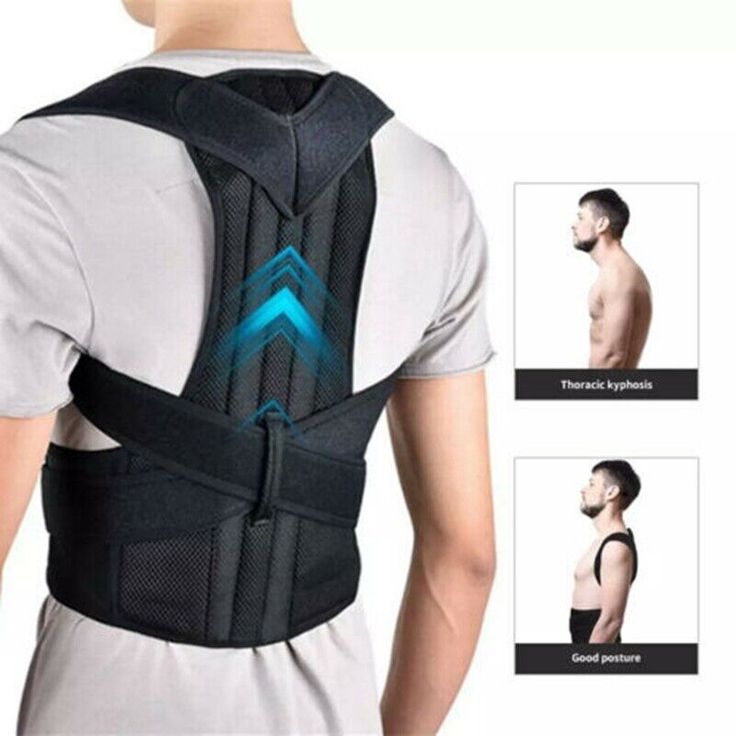 Adjustable Back Posture Corrector | Spine Support Brace for Men & Women.