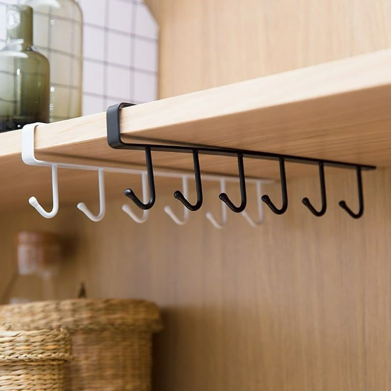 Under Cabinet Hanging Hook Rack