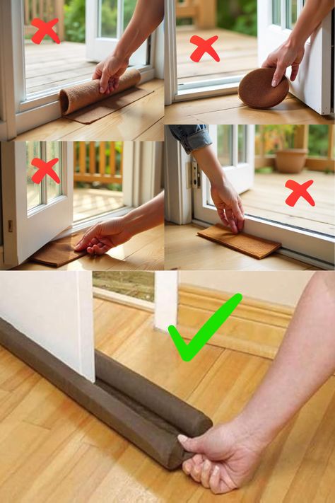 AllHome Haven Door Draft Stopper | Wind, Noise & Dust Blocker for Energy Savings