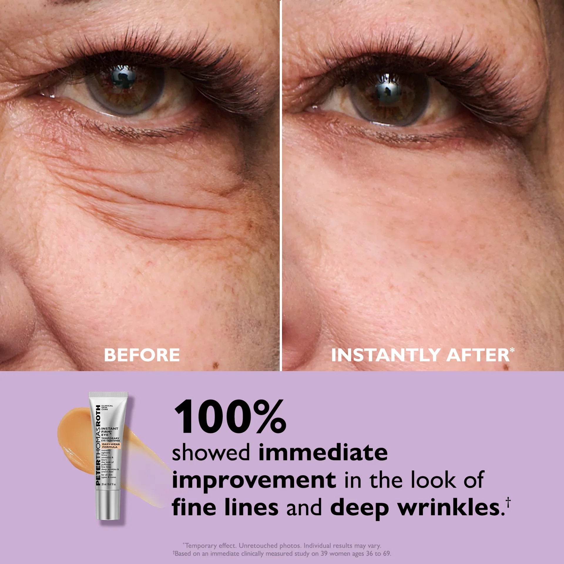 Glamish Instant Eye Tightener Easy-Wear Formula - Lift and Firm Pakistan