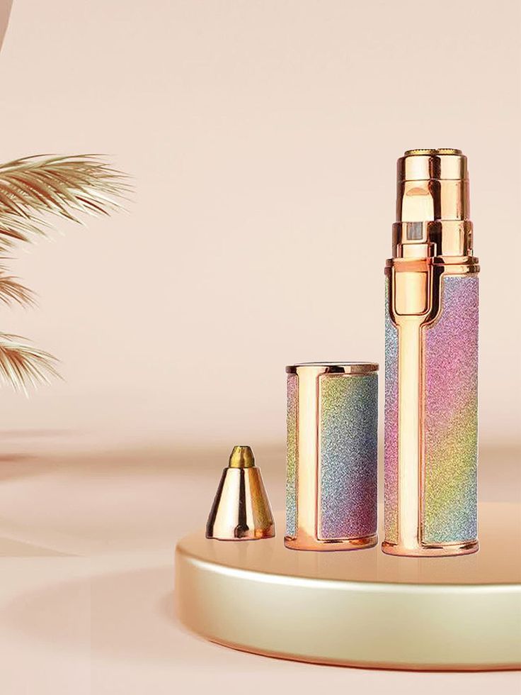 AllHome Haven 2-in-1 Rechargeable Facial Hair Remover & Eyebrow Trimmer – Painless USB Beauty Shaver for Women