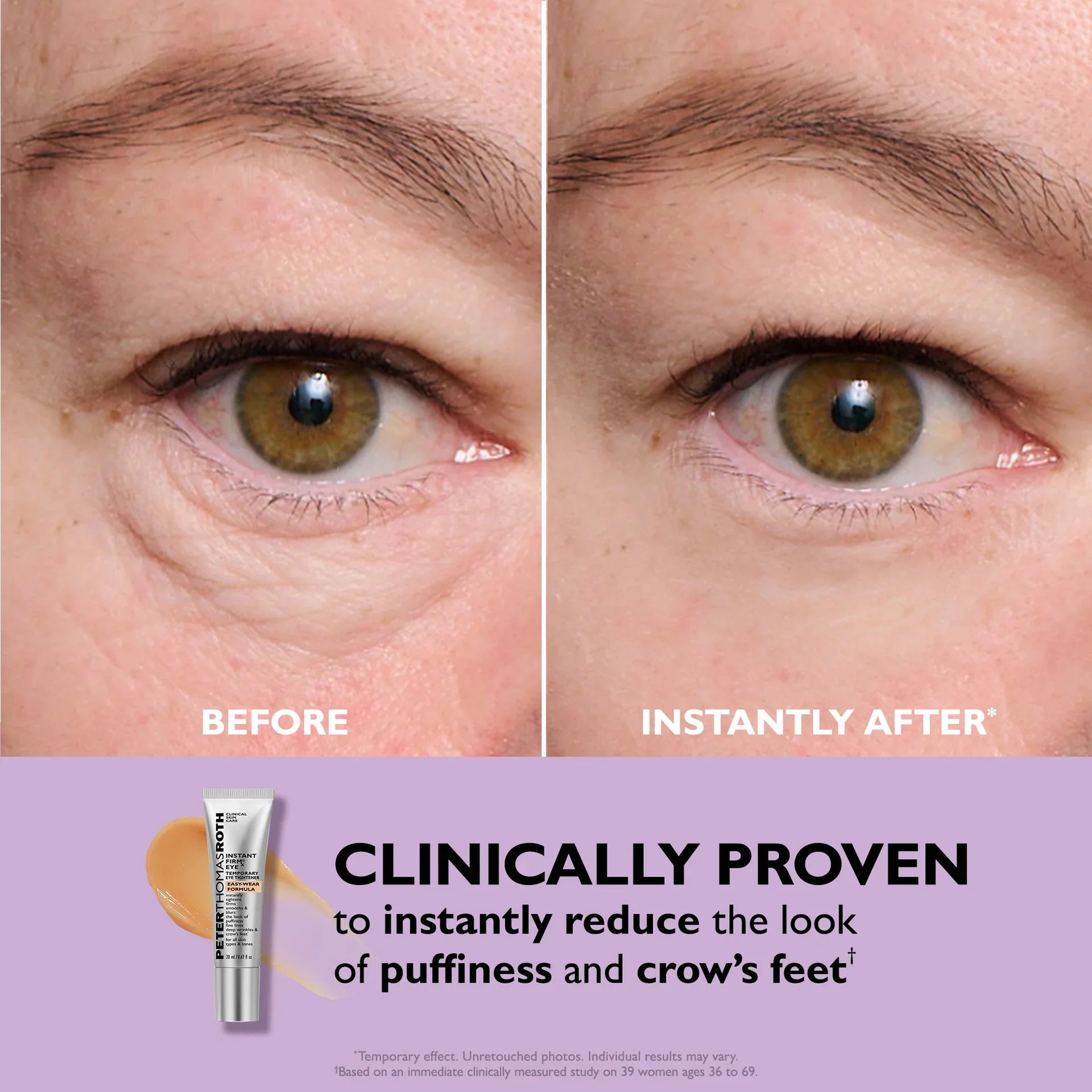 Glamish Instant Eye Tightener Easy-Wear Formula - Lift and Firm Pakistan