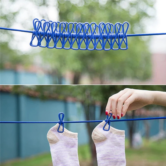 Clip Secure clothes Drying Rope - FREE SHIPPING