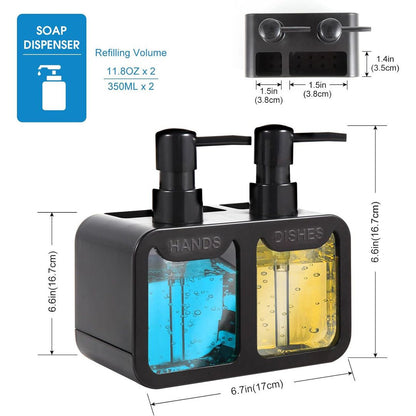4-in-1 Manual Press Liquid Dispenser