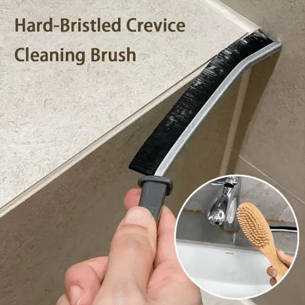 AllHome Haven HARD-BRISTLED Crevice Cleaning Brush