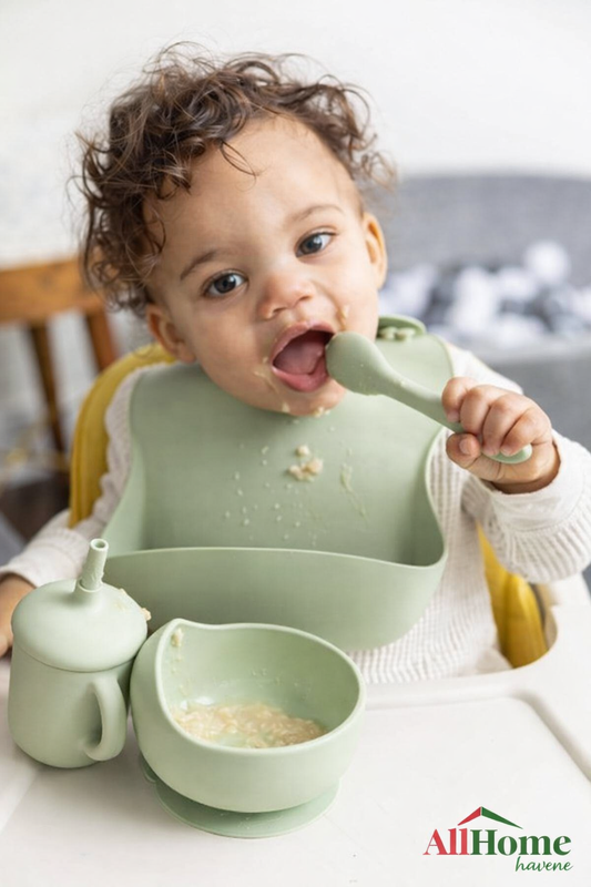 6-Piece Silicone Baby Feeding Set