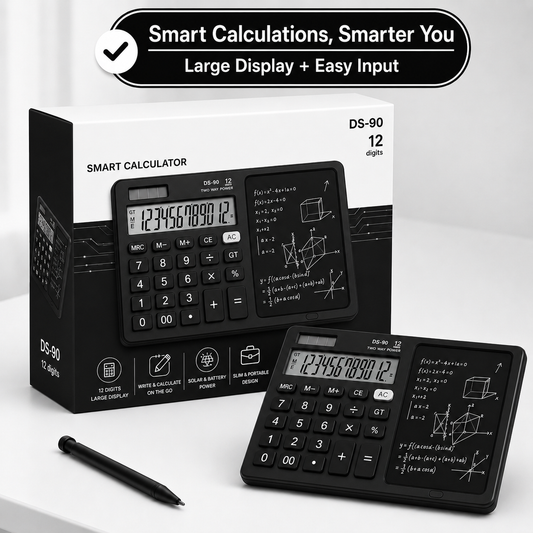 Dual-Function Calculator & Writing Tablet