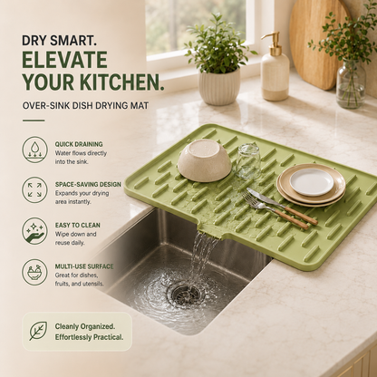 DryFlow Silicone Dish Mat