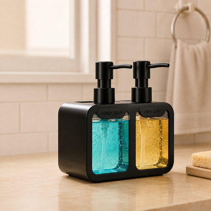 4-in-1 Manual Press Liquid Dispenser