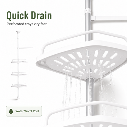 SpaceSaver Pro 4-Tier Shower Tower