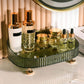 Luxury Ribbed Vanity Organizer Tray