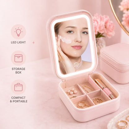 GlamBox — LED Light Jewelry Organizer