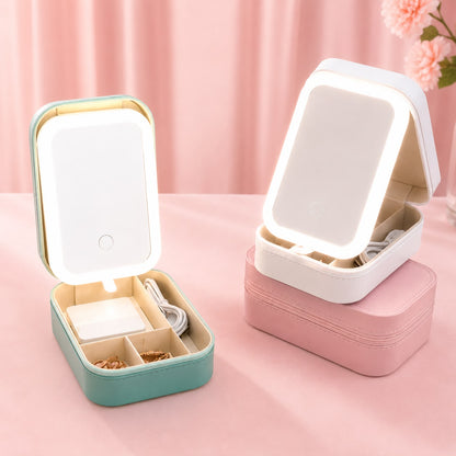 GlamBox — LED Light Jewelry Organizer
