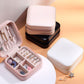 Premium Travel Jewelry Organizer Box – Compact Zipper Storage for Rings, Earrings & Necklaces