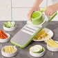 5-in-1 Multifunctional Vegetable Chopper & Slicer – Adjustable Mandoline Cutter with Hand Protector | Fast & Safe Kitchen Tool