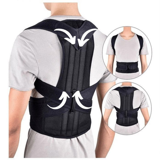Adjustable Back Posture Corrector | Spine Support Brace for Men & Women.