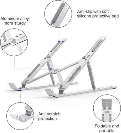 Laptop Adjustable Stand – METALLIC