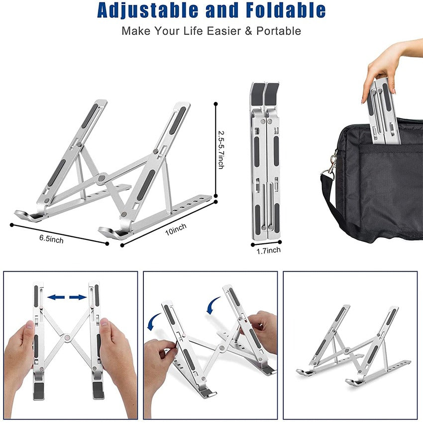 Laptop Adjustable Stand – METALLIC