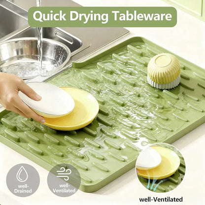 DryFlow Silicone Dish Mat