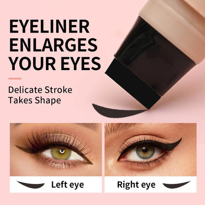 Glamish Rotating Eyeliner Stamp Pen Black - Perfect Cat Eye Pakistan