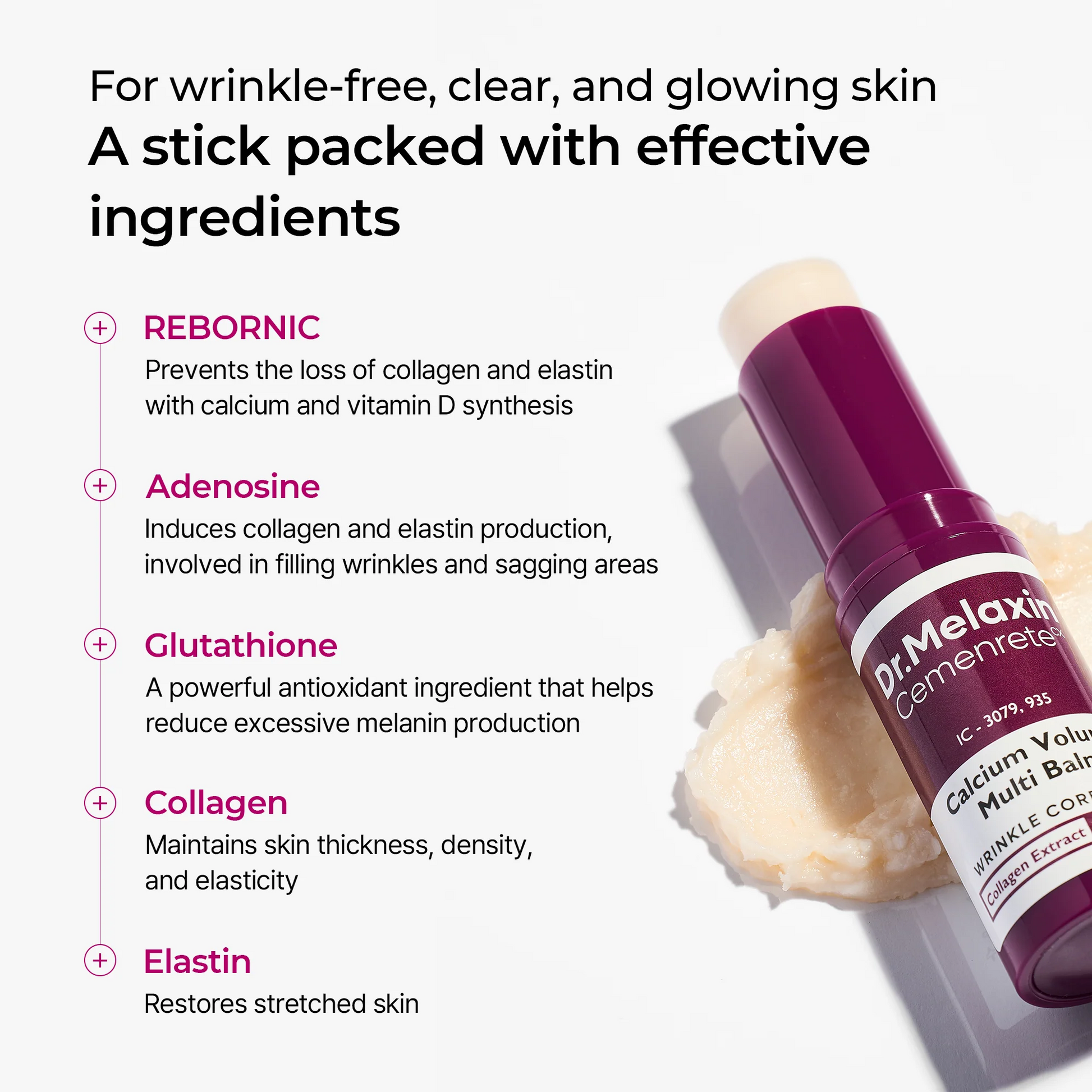 Dr.Melaxin Cemenrete Calcium Multi Balm - Skin Repair Korean Skincare Pakistan