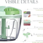 Manual Speedy Food Chopper | Multi-Blade Vegetable Cutter & Meat Mincer | High-Speed Pull Chopper for Kitchen Prep (500ML)